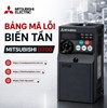 Bảng mã lỗi biến tần Mitsubishi D700